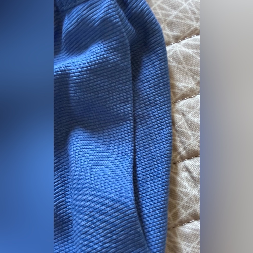 ZARA WOMAN Blue Elastic Waist Pants - Picture 7 of 10